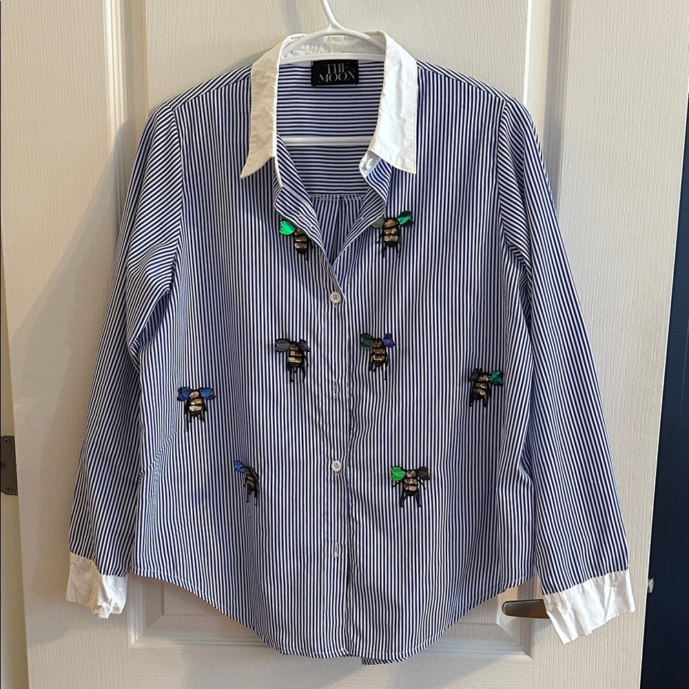 The Moon Bee Striped Shirt